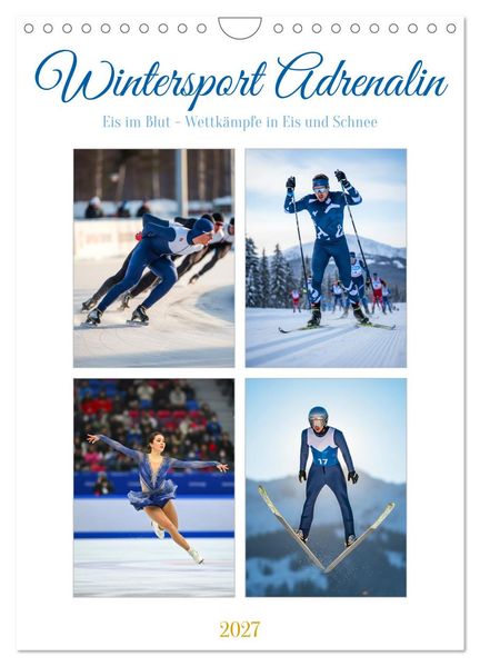 Wintersport Adrenalin (Wandkalender 2027 DIN A4 hoch) CALVENDO Monatskalender