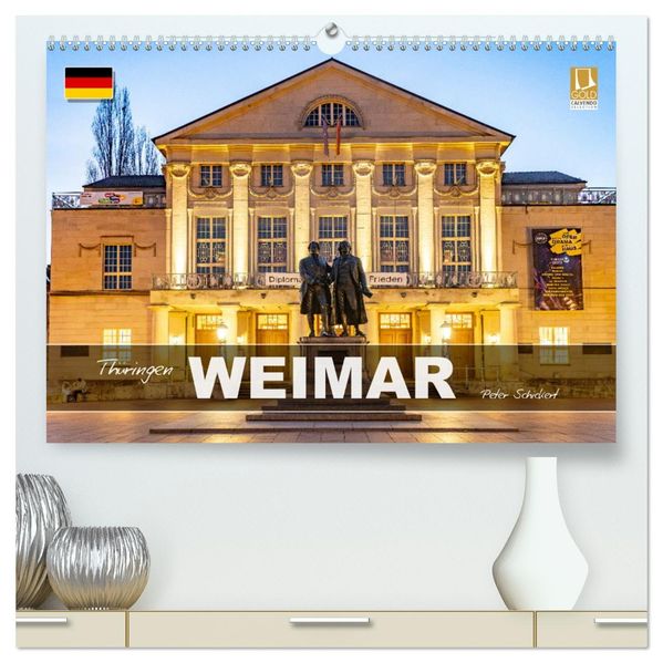 Thüringen - Weimar (hochwertiger Premium Wandkalender 2027 DIN A2 quer) Kunstdruck in Hochglanz
