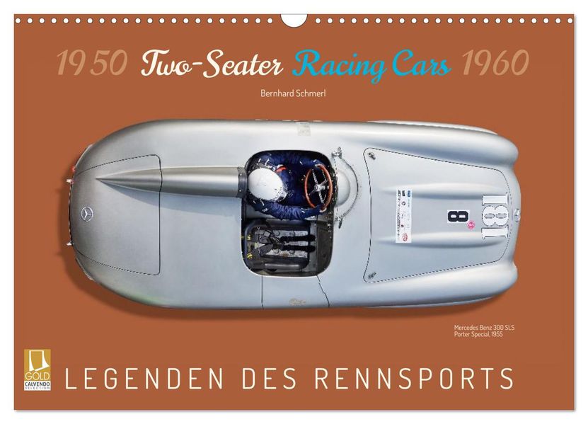 Two-Seater Racing Cars 1950-1960 (Wandkalender 2027 DIN A3 quer) CALVENDO Monatskalender
