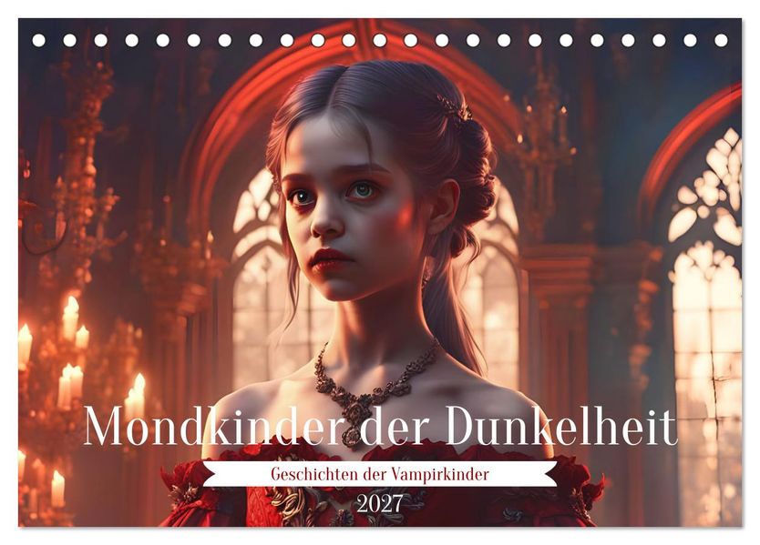 Mondkinder der Dunkelheit (Tischkalender 2027 DIN A5 quer) CALVENDO Monatskalender