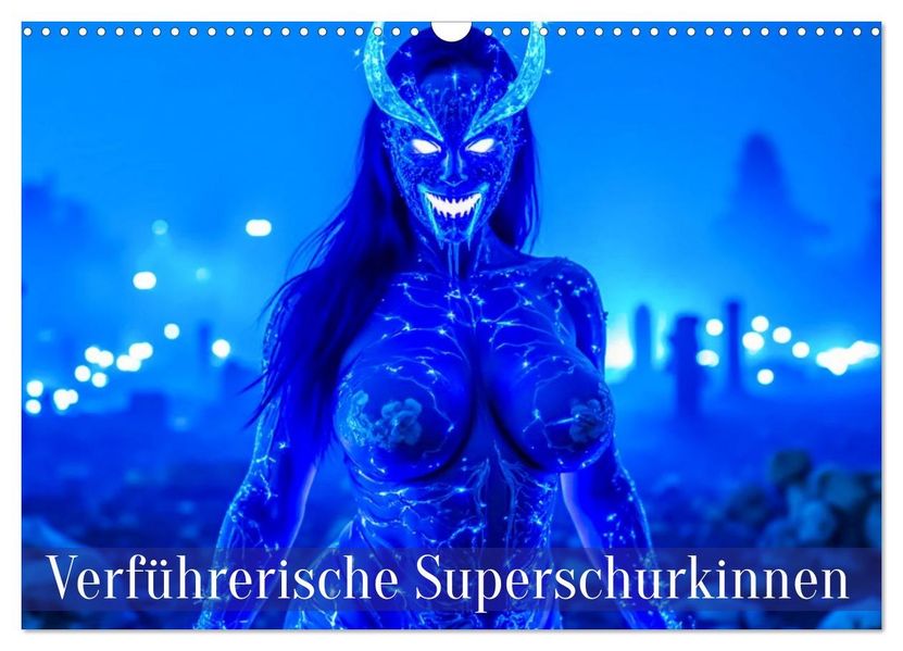 Verführerische Superschurkinnen (Wandkalender 2027 DIN A3 quer) CALVENDO Monatskalender
