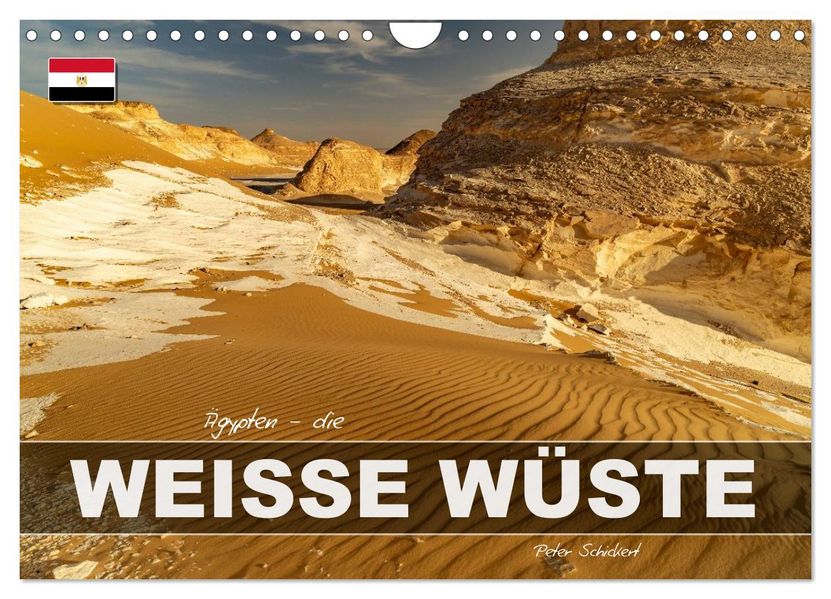 Ägypten - die Weisse Wüste (Wandkalender 2027 DIN A4 quer) CALVENDO Monatskalender