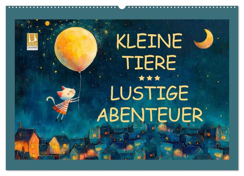Kleine Tiere - Lustige Abenteuer (Wandkalender 2027 DIN A2 quer) CALVENDO Monatskalender