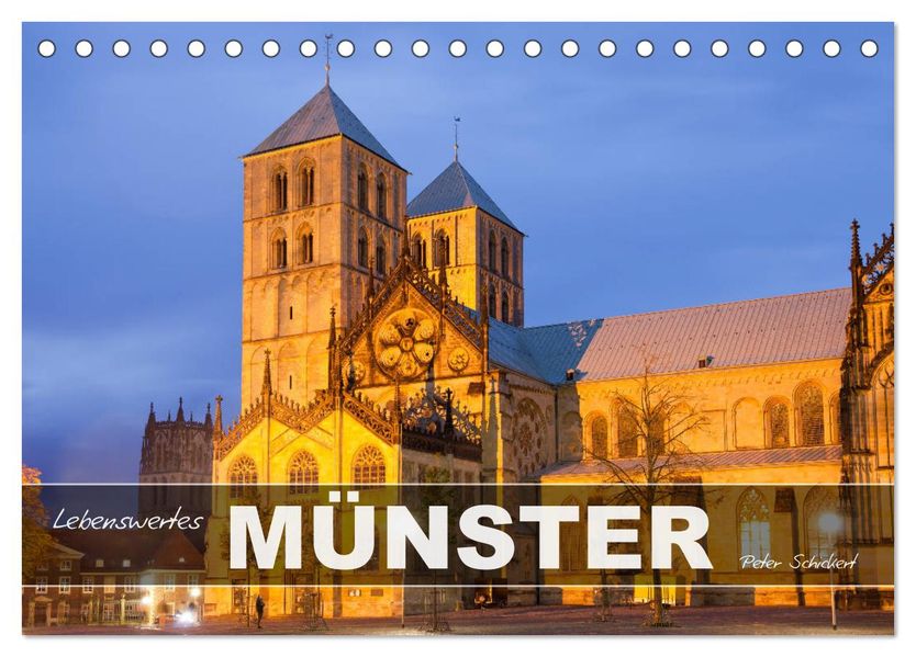Lebenswertes Münster (Tischkalender 2027 DIN A5 quer) CALVENDO Monatskalender
