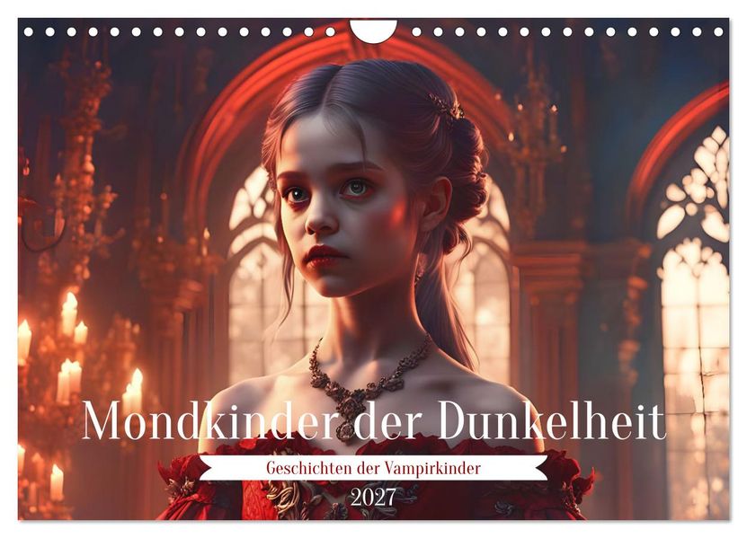 Mondkinder der Dunkelheit (Wandkalender 2027 DIN A4 quer) CALVENDO Monatskalender