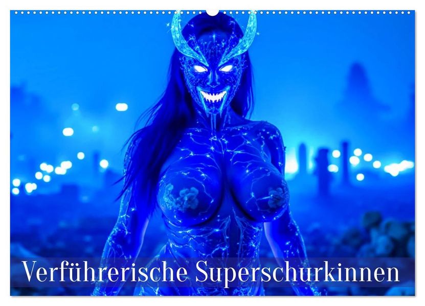 Verführerische Superschurkinnen (Wandkalender 2027 DIN A2 quer) CALVENDO Monatskalender