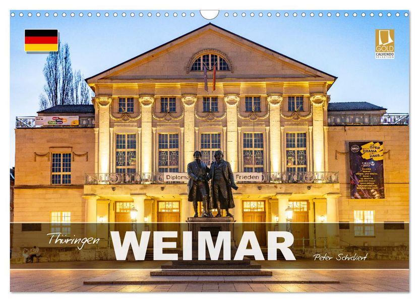 Thüringen - Weimar (Wandkalender 2027 DIN A3 quer) CALVENDO Monatskalender