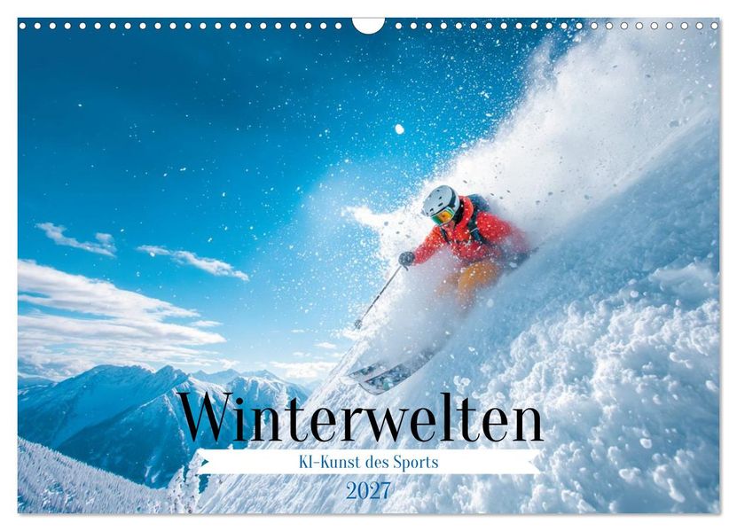 Winterwelten (Wandkalender 2027 DIN A3 quer) CALVENDO Monatskalender