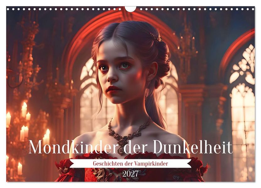 Mondkinder der Dunkelheit (Wandkalender 2027 DIN A3 quer) CALVENDO Monatskalender