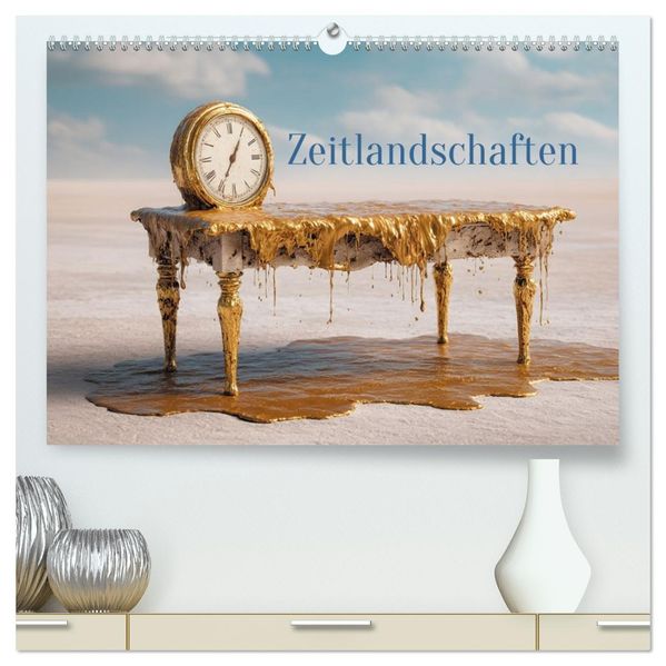 Zeitlandschaften (hochwertiger Premium Wandkalender 2027 DIN A2 quer) Kunstdruck in Hochglanz