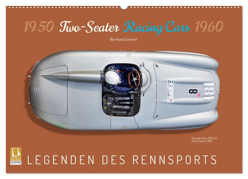 Two-Seater Racing Cars 1950-1960 (Wandkalender 2027 DIN A2 quer) CALVENDO Monatskalender
