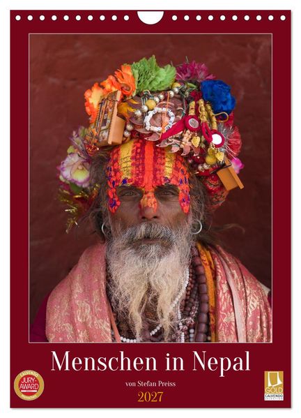 Menschen in Nepal (Wandkalender 2027 DIN A4 hoch) CALVENDO Monatskalender