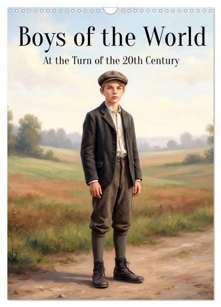 Boys of the World - At the Turn of the 20th Century (Wall Calendar 2027 DIN A3 portrait) CALVENDO 12 Month Wall Calendar