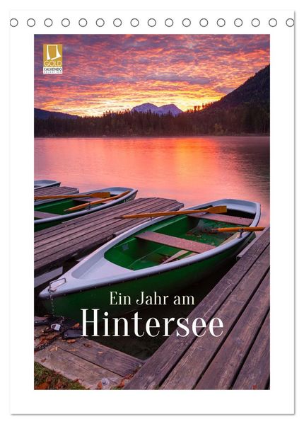 Ein Jahr am Hintersee (Tischkalender 2027 DIN A5 hoch) CALVENDO Monatskalender