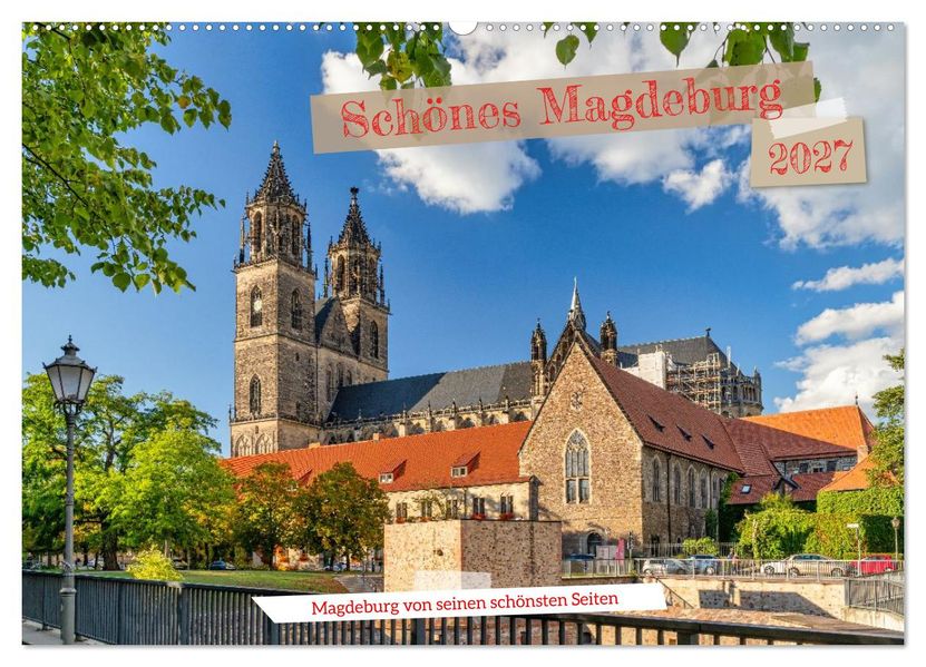 Schönes Magdeburg (Wandkalender 2027 DIN A2 quer) CALVENDO Monatskalender