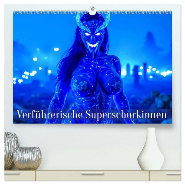 Verführerische Superschurkinnen (hochwertiger Premium Wandkalender 2027 DIN A2 quer) Kunstdruck in Hochglanz