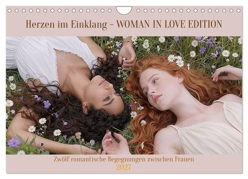 Herzen im Einklang - WOMAN IN LOVE EDITION (Wandkalender 2027 DIN A4 quer) CALVENDO Monatskalender