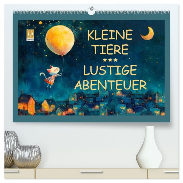 Kleine Tiere - Lustige Abenteuer (hochwertiger Premium Wandkalender 2027 DIN A2 quer) Kunstdruck in Hochglanz