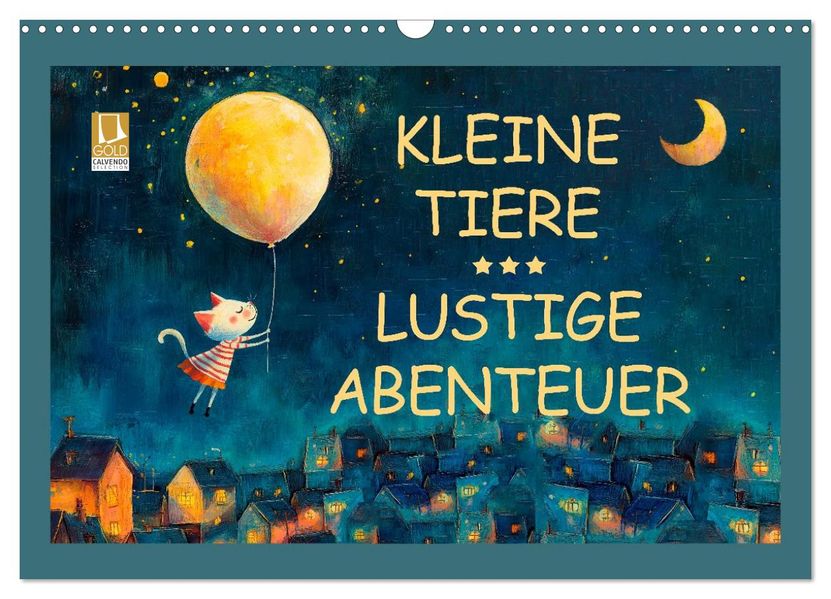 Kleine Tiere - Lustige Abenteuer (Wandkalender 2027 DIN A3 quer) CALVENDO Monatskalender