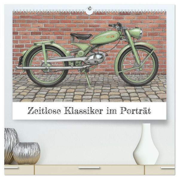 Zeitlose Klassiker im Porträt (hochwertiger Premium Wandkalender 2027 DIN A2 quer) Kunstdruck in Hochglanz