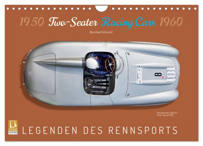 Two-Seater Racing Cars 1950-1960 (Wandkalender 2027 DIN A4 quer) CALVENDO Monatskalender
