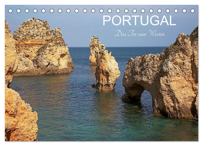 Portugal. Das Tor zum Westen (Tischkalender 2027 DIN A5 quer) CALVENDO Monatskalender