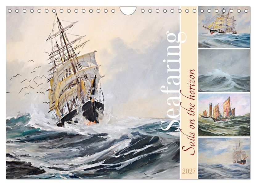 Sails on the Horizon (Wall Calendar 2027 DIN A4 landscape) CALVENDO 12 Month Wall Calendar