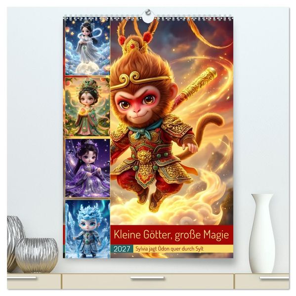 Kleine Götter große Magie (hochwertiger Premium Wandkalender 2027 DIN A2 hoch) Kunstdruck in Hochglanz