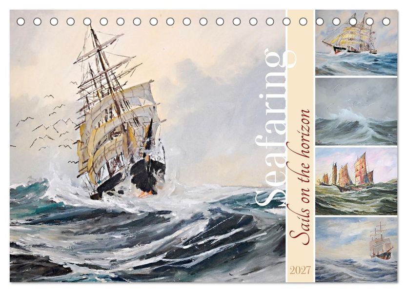 Sails on the Horizon (Desk Calendar 2027 DIN A5 landscape) CALVENDO 12 Month DeskCalendar