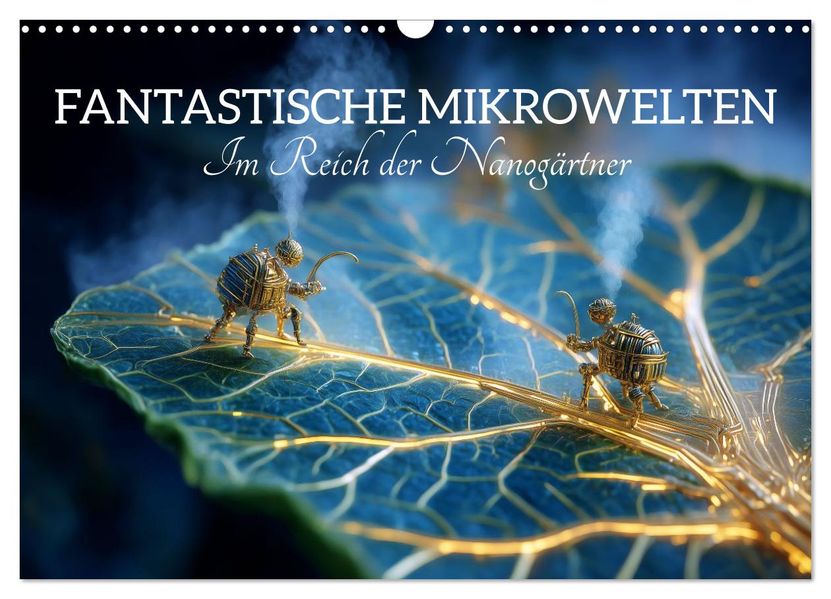 Fantastische Mikrowelten. Im Reich der Nanogärtner (Wandkalender 2027 DIN A3 quer) CALVENDO Monatskalender