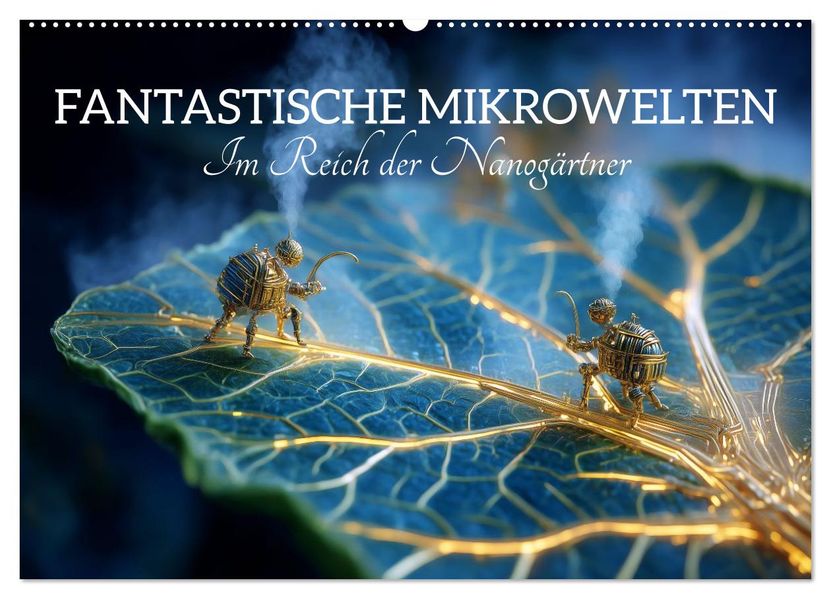 Fantastische Mikrowelten. Im Reich der Nanogärtner (Wandkalender 2027 DIN A2 quer) CALVENDO Monatskalender