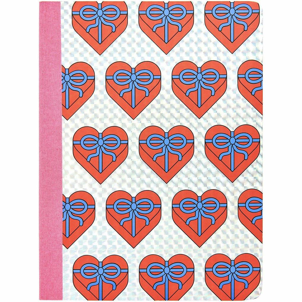 Notizbuch Eye Candy Herzen 145 x 195 cm 80 Seiten