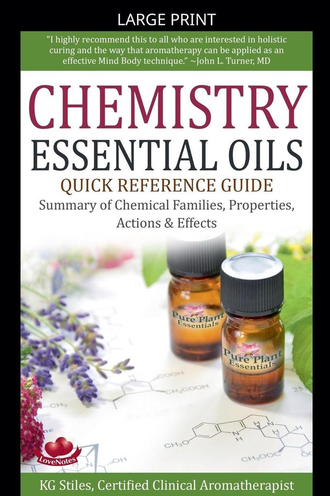 Chemistry Essential Oils Quick Reference Guide Summary of Chemical Families Properties Actions & Effects