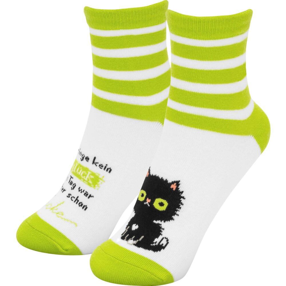 Zaubersocken Frauen Motiv 'Katze'