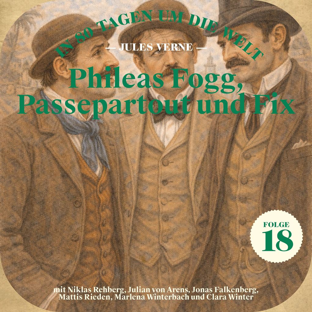 Phileas Fogg Passepartout und Fix (In 80 Tagen um die Welt Folge 18)