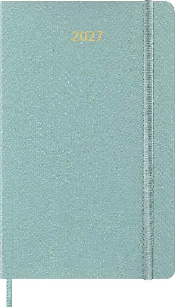Moleskine 12 Monate Precious & Ethical Wochen Notizkalender L/A5 liniert weicher Einband Mamba Hellgrün mit Box