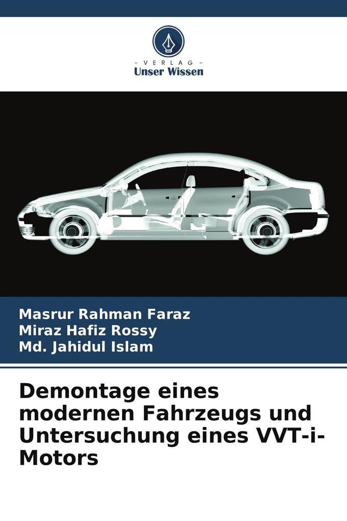 Demontage eines modernen Fahrzeugs und Untersuchung eines VVT-i-Motors