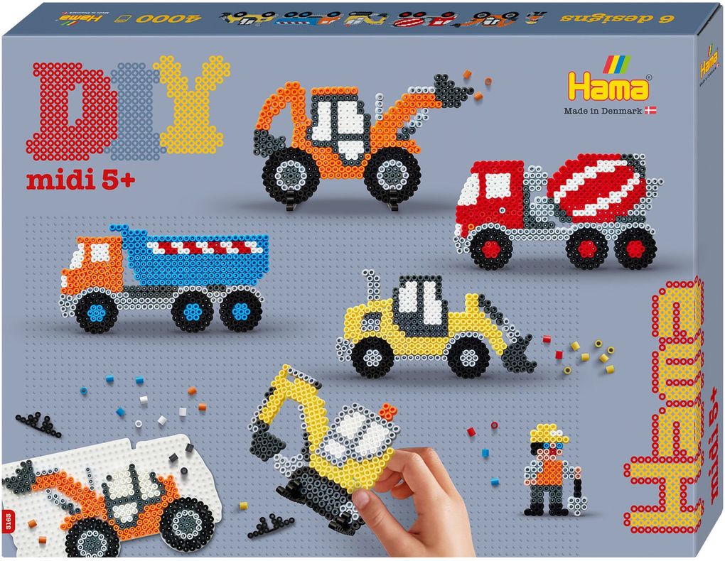 HAMA Geschenkpackung Baufahrzeuge
