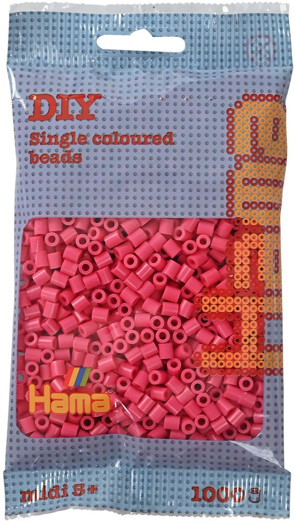 HAMA Perlenbeutel 1.000 Stück Pink