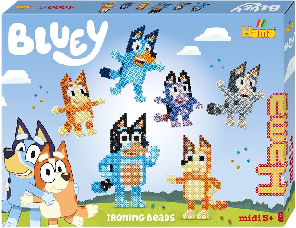 Gr. HAMA Set Bluey (Midiperlen)