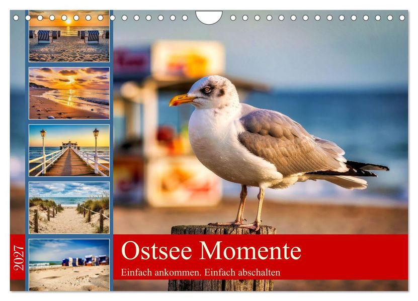 Ostsee Momente (Wandkalender 2027 DIN A4 quer) CALVENDO Monatskalender