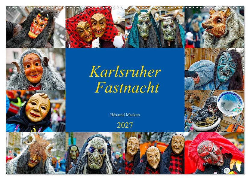 Karlsruher Fastnacht (Wandkalender 2027 DIN A2 quer) CALVENDO Monatskalender