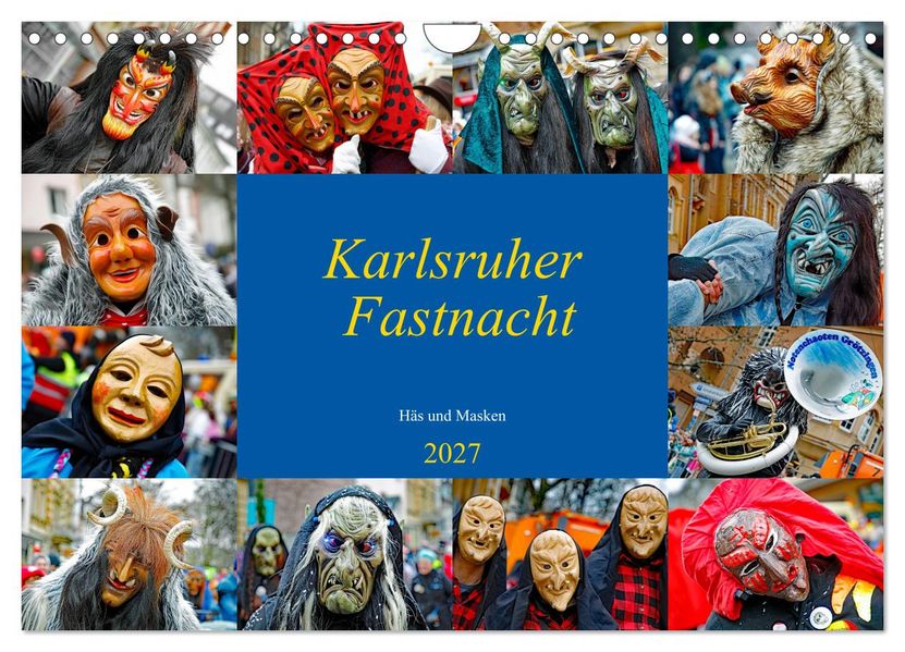 Karlsruher Fastnacht (Wandkalender 2027 DIN A4 quer) CALVENDO Monatskalender