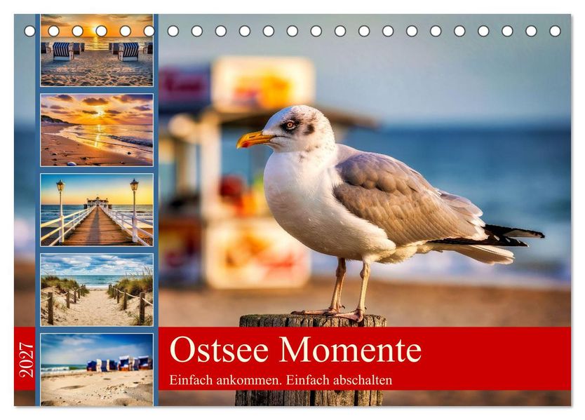 Ostsee Momente (Tischkalender 2027 DIN A5 quer) CALVENDO Monatskalender
