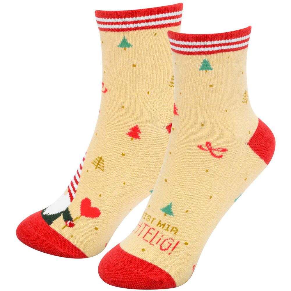Zaubersocken Frauen Motiv 'Wichtel'