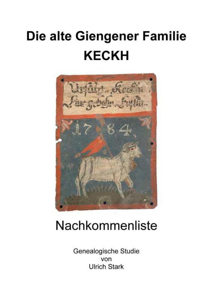 Die alte Giengener Familie KECKH