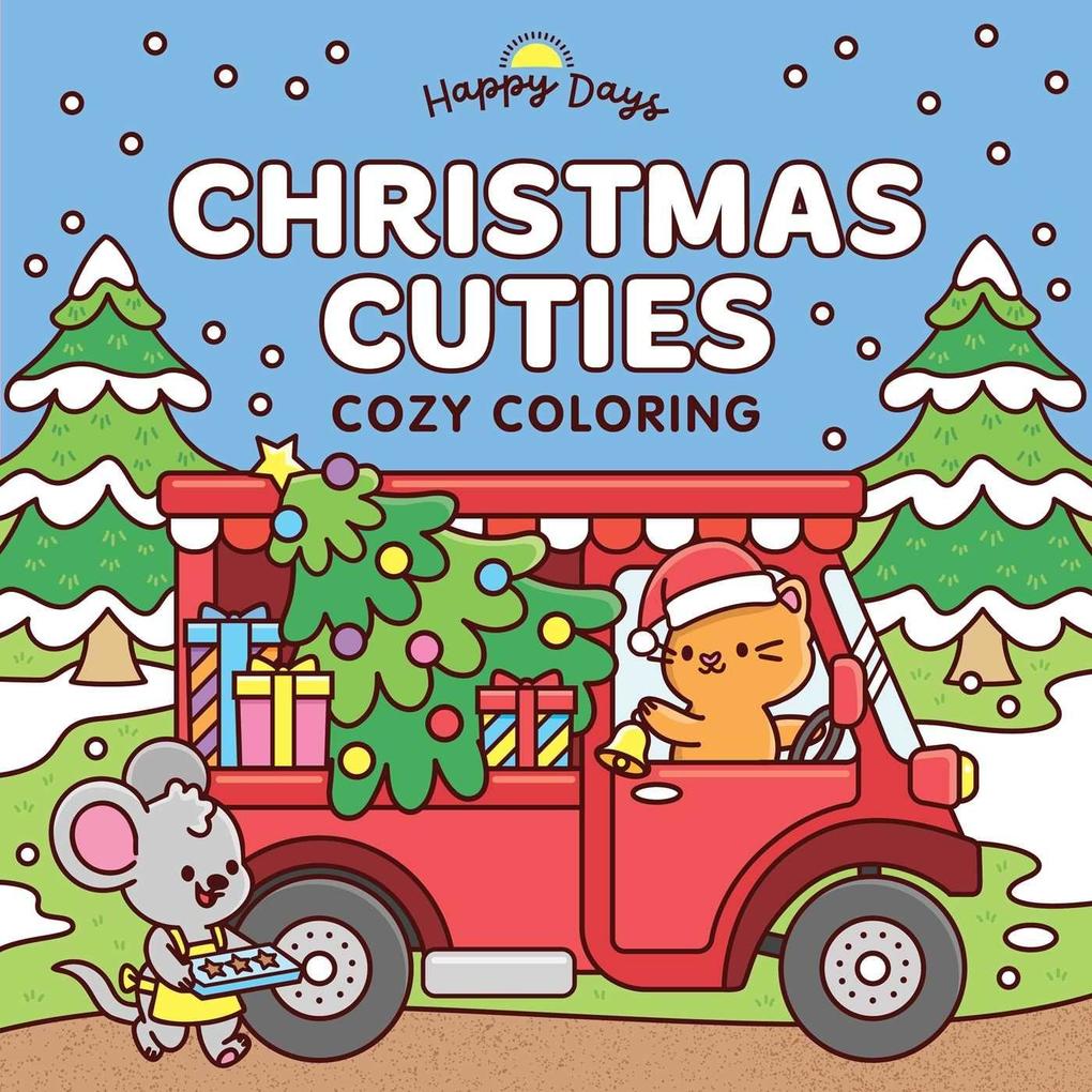 Christmas Cuties Cozy Coloring