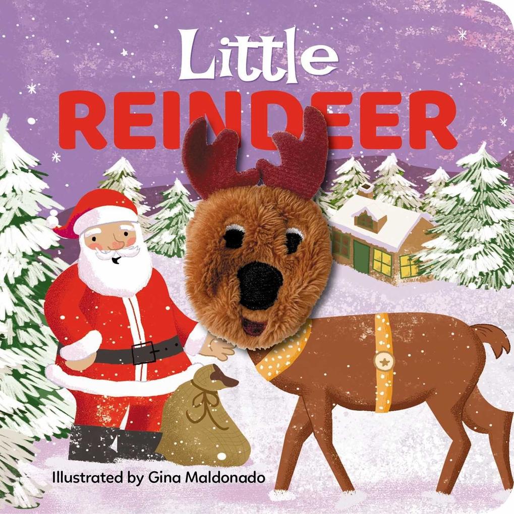 Little Reindeer: Finger Puppet Book