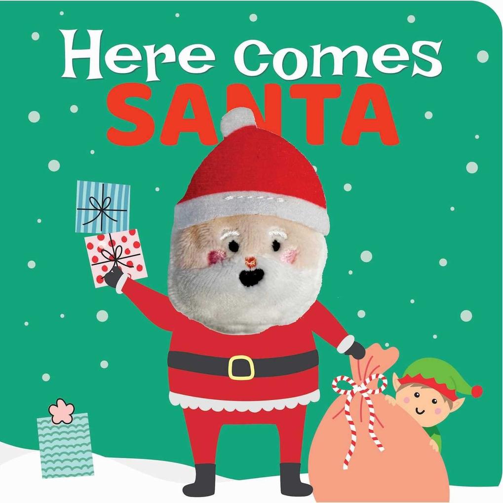 Here Comes Santa: Finger Puppet Book