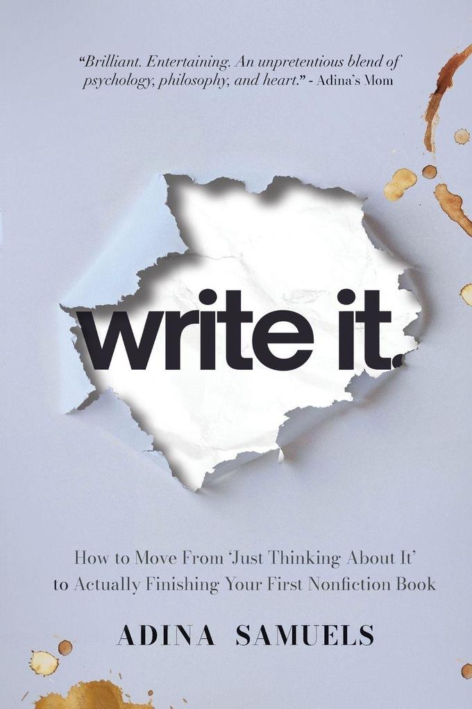 write it.